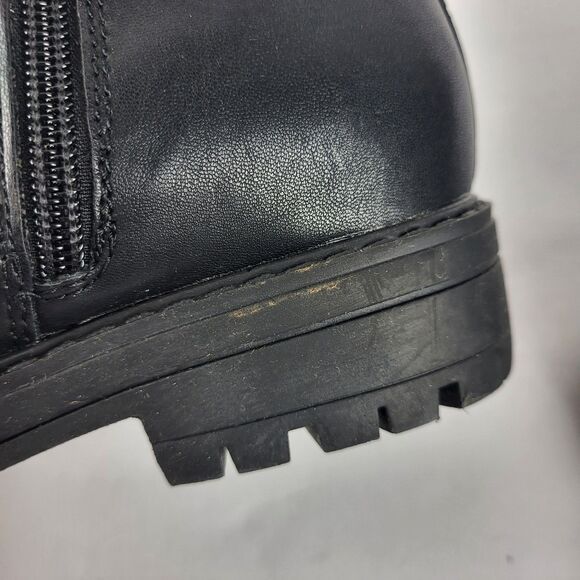 Nordstrom Margot Women’s Chelsea Ankle Boots Black Heart Chain Size 4M - Picture 10 of 13